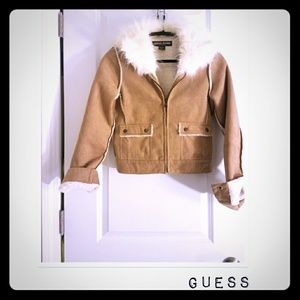 NWOT camel Guess Fall/Winter jacket